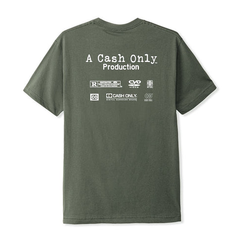 Cash Only Production T-Shirt - Army - Streetart.fr